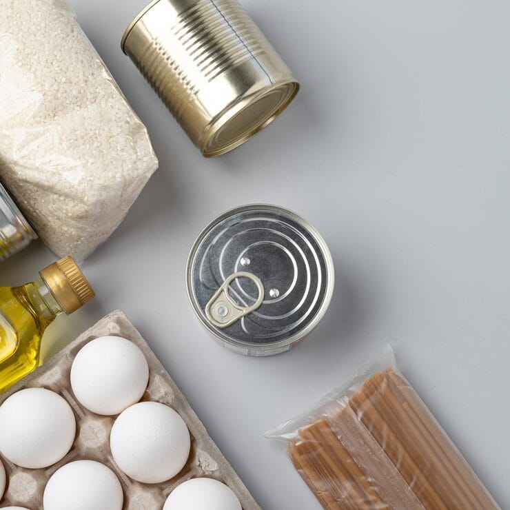 grocery stock food support poor difficult situation